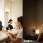 주간 마사지 알바 vs 야간 마사지 알바